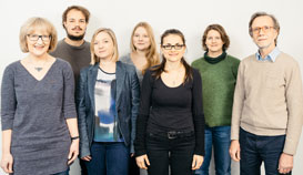 From left to right: Petra Buhr, Christian Koop, Anne Schröter, Katharina Timmermann, Roxana Leu, Nicole Henze, Johannes Huinink. From left to right: Petra Buhr, Christian Koop, Anne Schröter, Katharina Timmermann, Roxana Leu, Nicole Henze, Johannes Huinink.