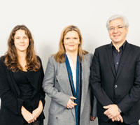 v.l.n.r.: Patricia Zauchner, Tanja Pritzlaff und Frank Nullmeier.