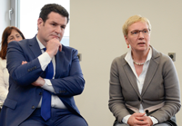 Hubertus Heil, Federal Minister of Labour and Social Affairs and Eva Quante-Brandt, Minister of Science, Health and Consumer Protection