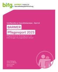 BARMER-Pflegereport: Neue Erkenntnisse zu Ursachen steigender Anzahl Pflegebedürftiger