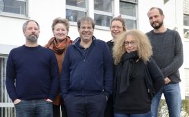 V.l.n.r.: Jean-Yves Gerlitz, Susan Westing-Kilian, Olaf Groh-Samberg, Nora Waitkus, Theresa Büchler, Nepomuk Hurch, es fehlen Julia Neuhof und Martin Bacher