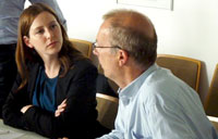 from left to right: Silja Häusermann (Zurich University), Jochen Clasen (University of Edinburgh)